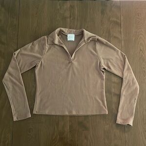 Casual Long Sleeve Polo